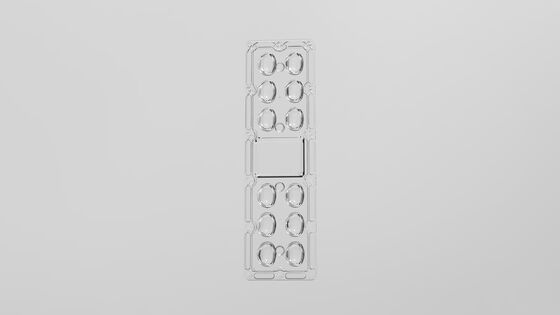 IP66 保護されたLEDストリートライトレンズ 92%の効率とアシメトリックライト分布